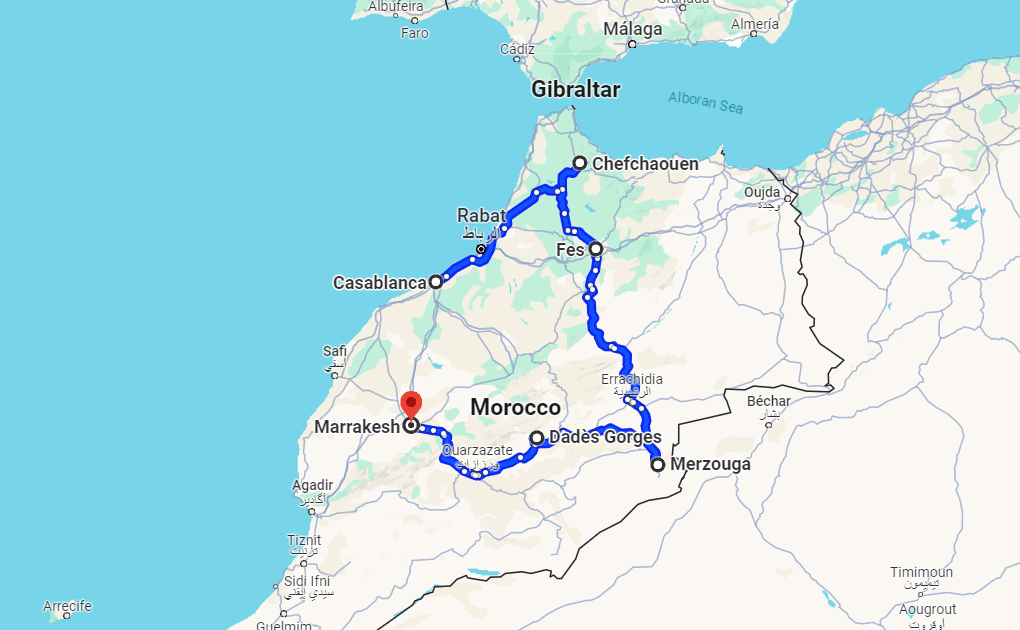 9 Days Morocco Tour from Casablanca 9 Days Morocco Tour from Casablanca