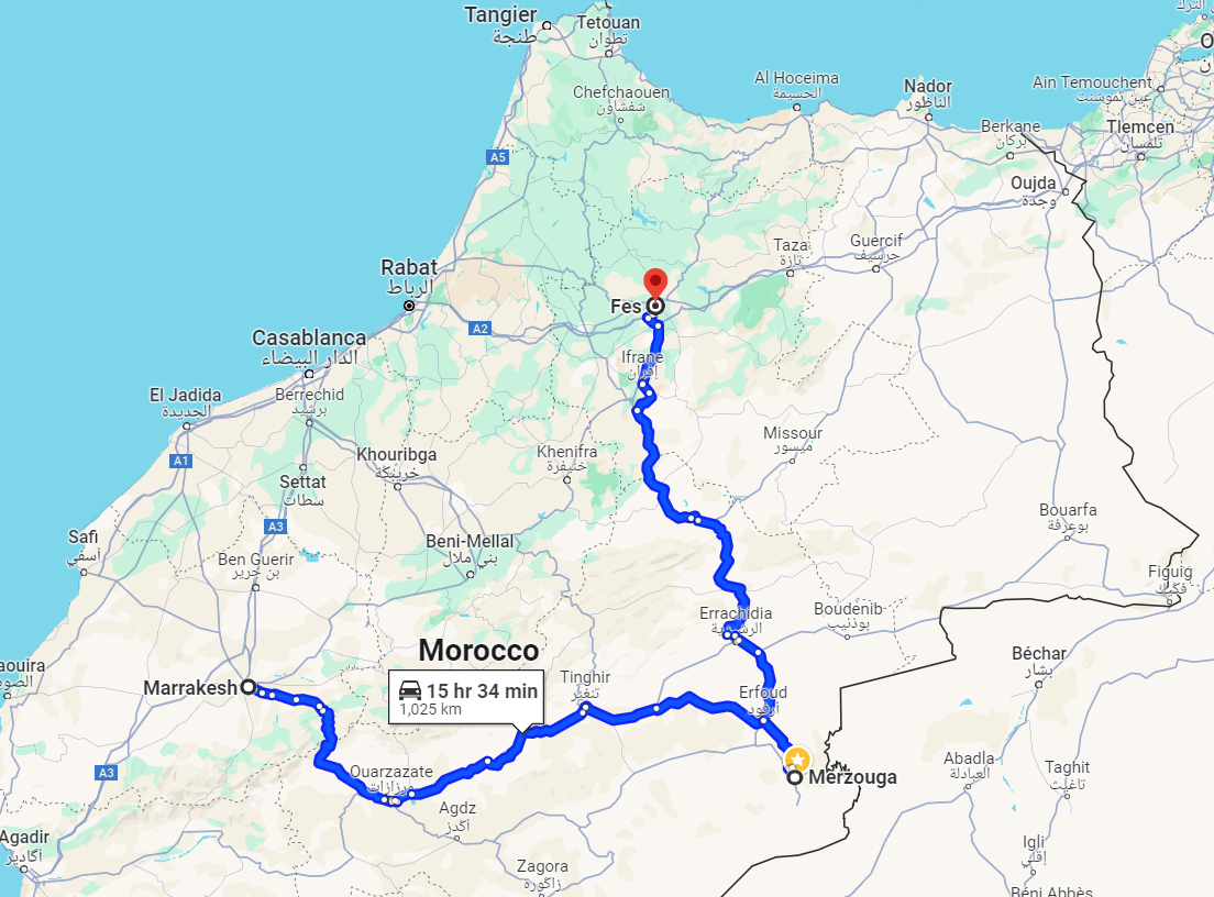 3 Days tour from Fes to Marrakech