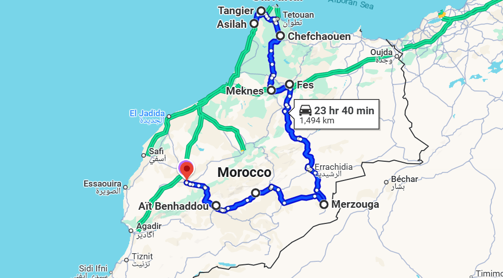 10 days from Tangier to Desert
