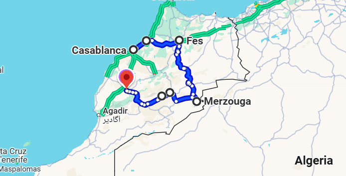4 Days Tour from Casablanca to Marrakech