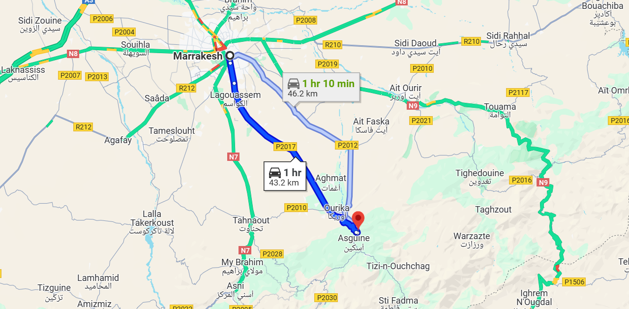 Marrakech to Ourika Valley Day Trip