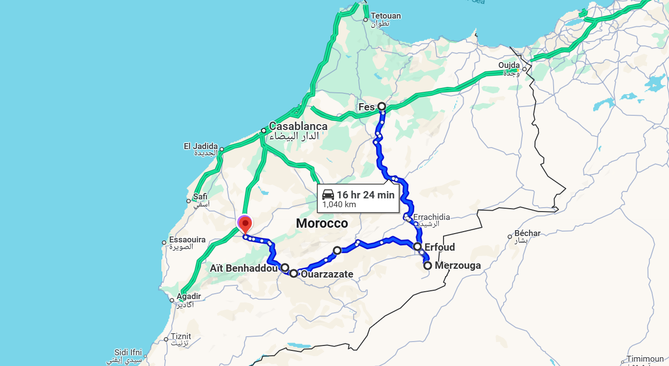 7 days Fes to Marrakech Desert tour 7 days Fes to Marrakech Desert tour